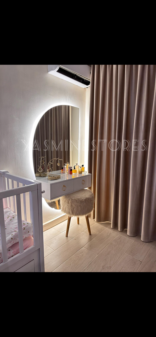 Tentures en velours mat